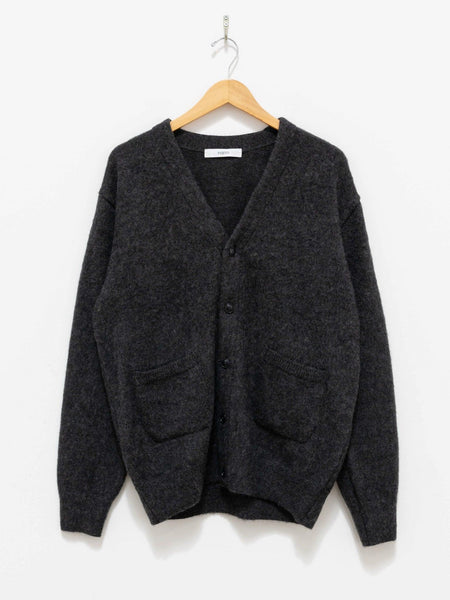 Namu Shop - Fujito Knit Cardigan - Charcoal