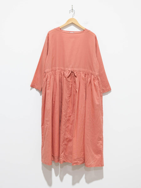 Namu Shop Ichi Antiquites Co/Li Volume Gather Dress Coral