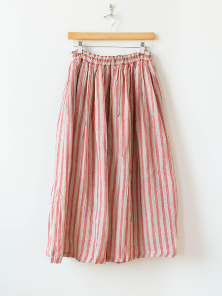 新品 Ameri LINEN STRIPE SKIRT Sサイズ namu-shop-ichi-antiquites-