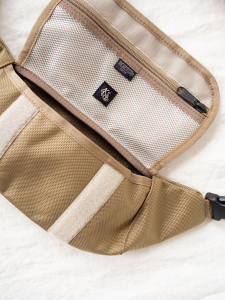 Kaptain Sunshine Travellers Fanny Bag - Beige | Namu Shop
