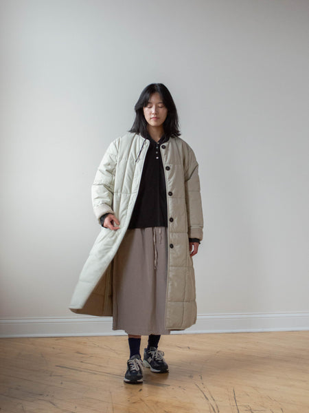 Namu Shop - Studio Nicholson Pieper Ecodown Padded Liner Coat - Stone