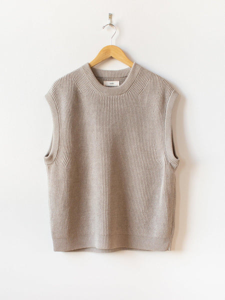 トップス unfil french linen knit vest 4 namu-shop-unfil-french-linen-