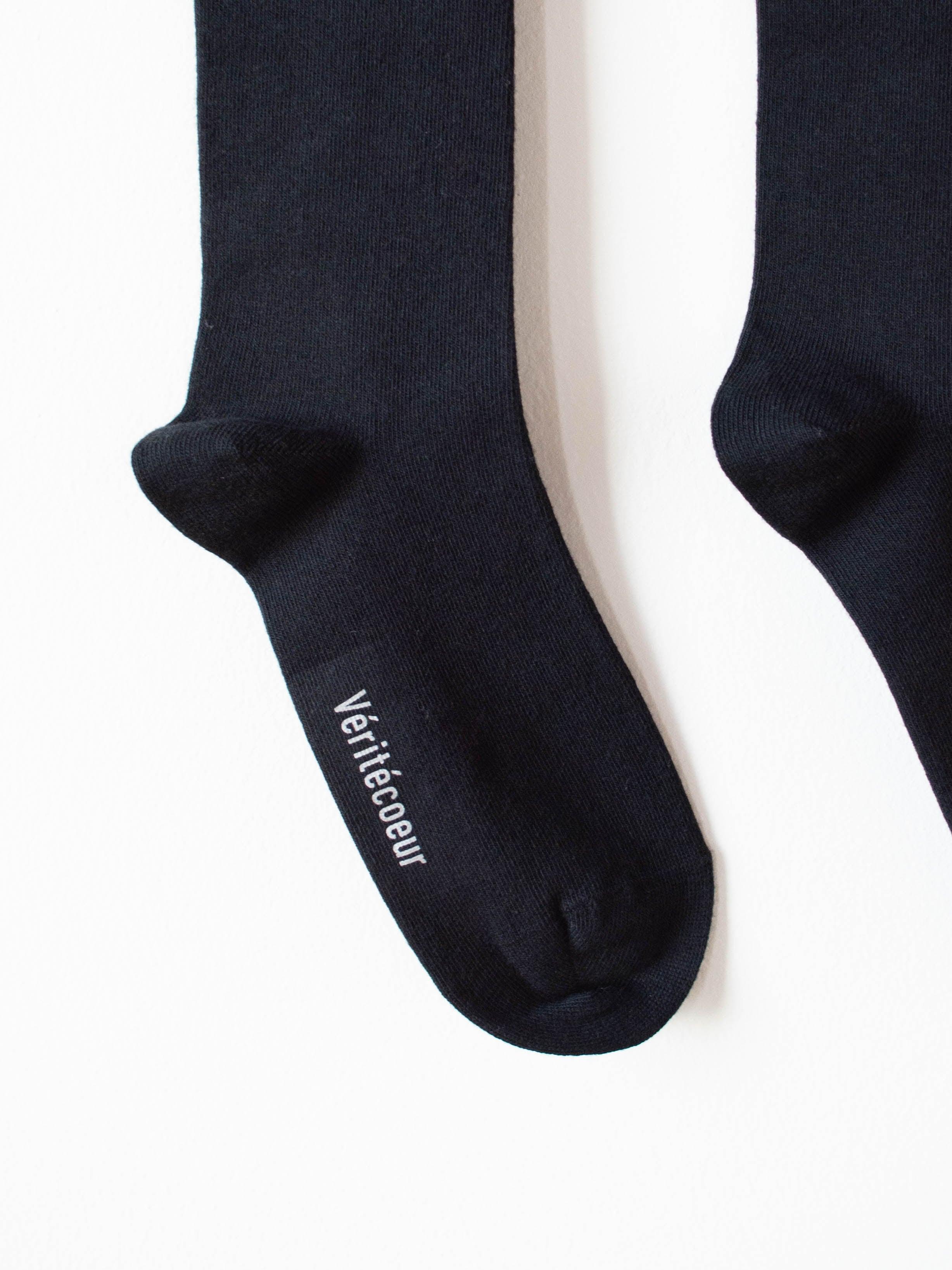 Namu Shop - Veritecoeur Stretchy Socks - Beige, Gray, Black
