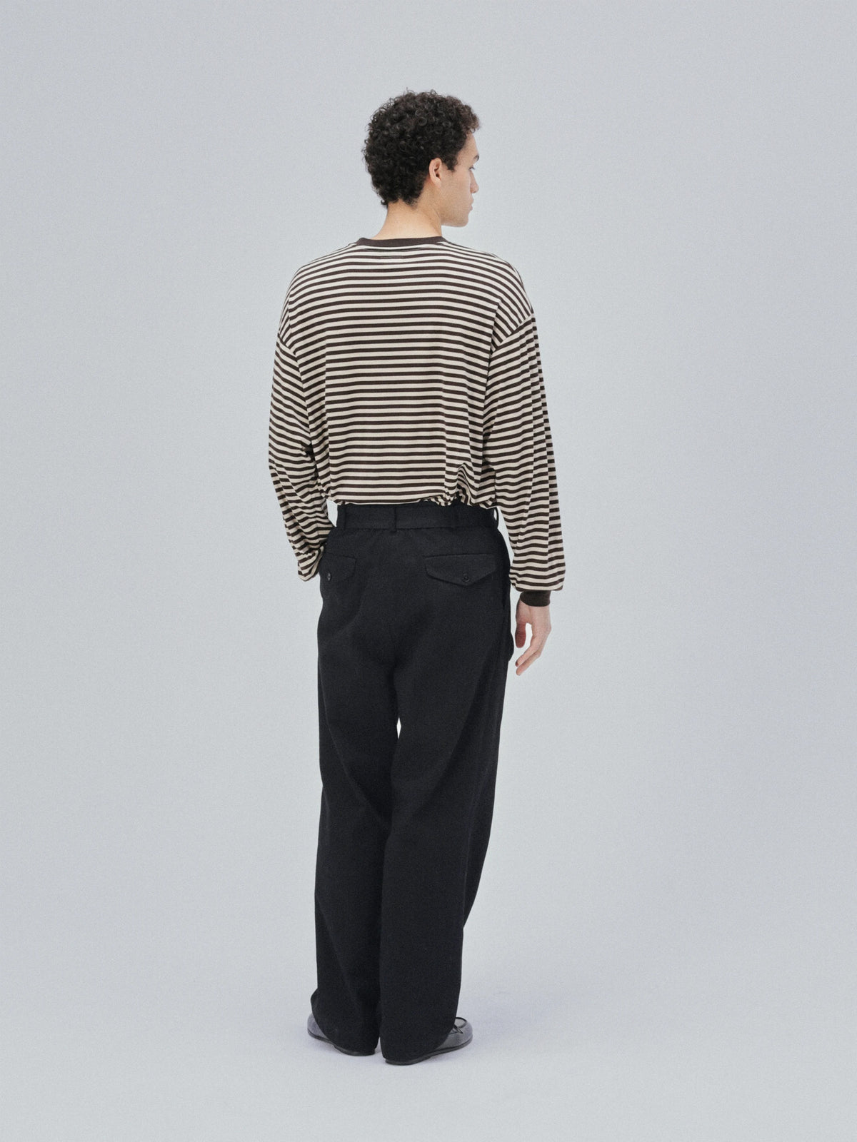 Namu Shop - Kaptain Sunshine Dyed Denim Riviera Pants - Cub Brown