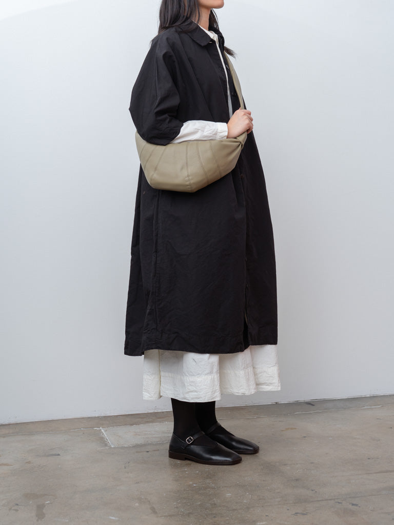 Medium Croissant Bag - Dusty Khaki (grained leather)