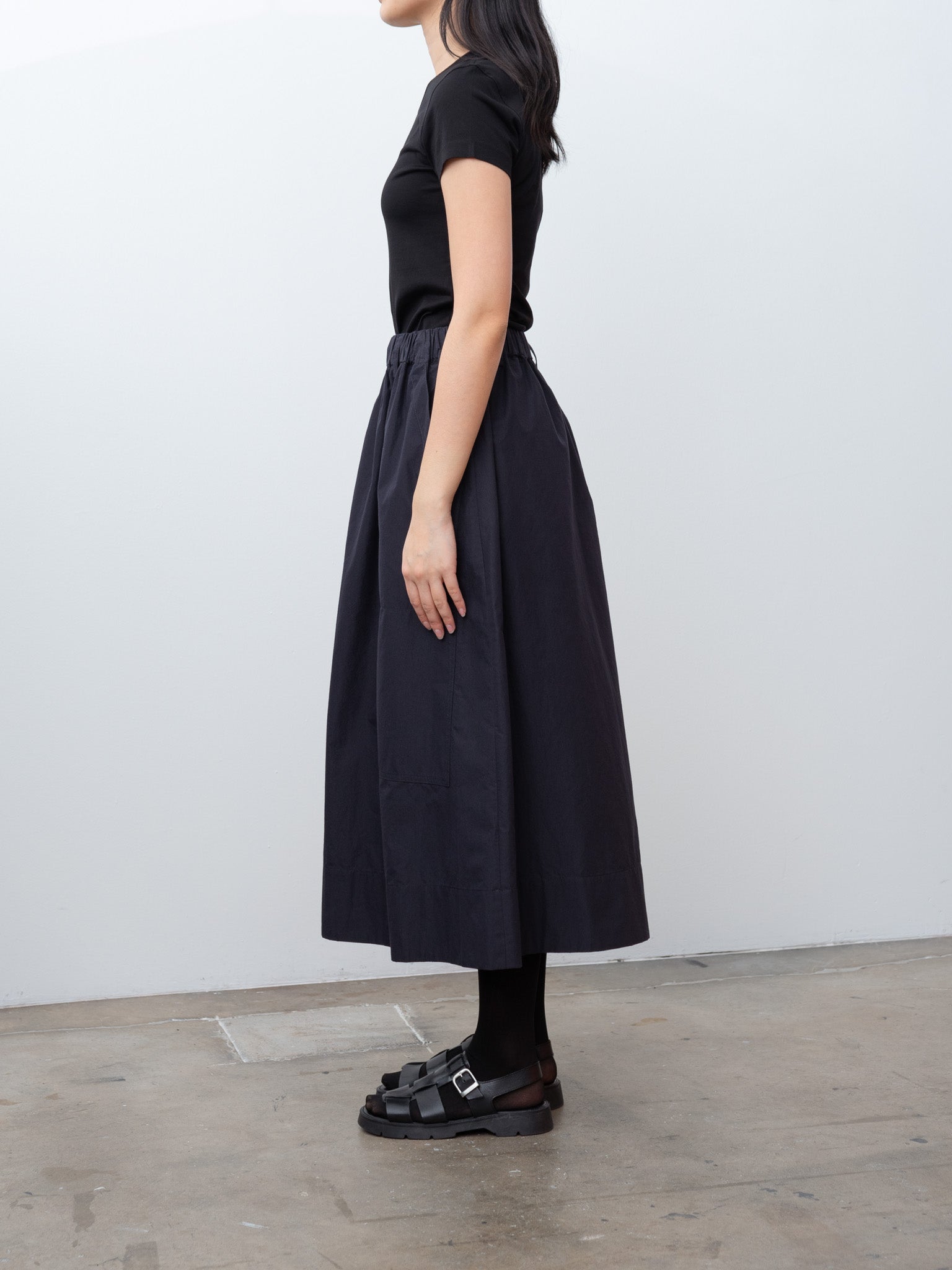 Fitted T-Shirt - Black