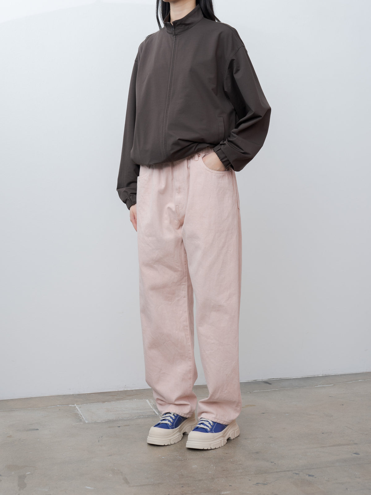 Namu Shop - Yoko Sakamoto 5 Pocket Easy Pants - Chestnut