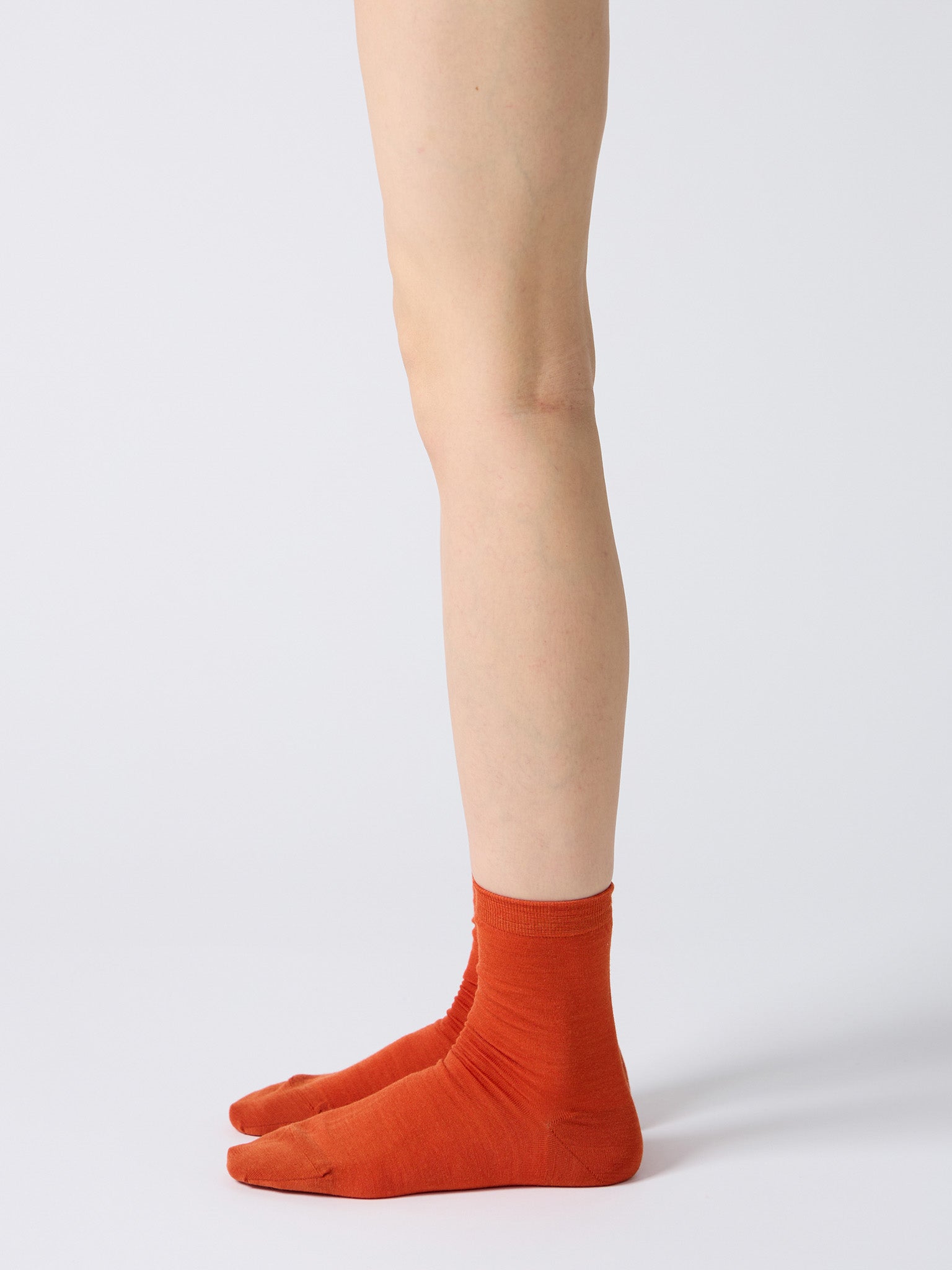 3 Pairs of Colors Wool Socks - Laundry, Orange