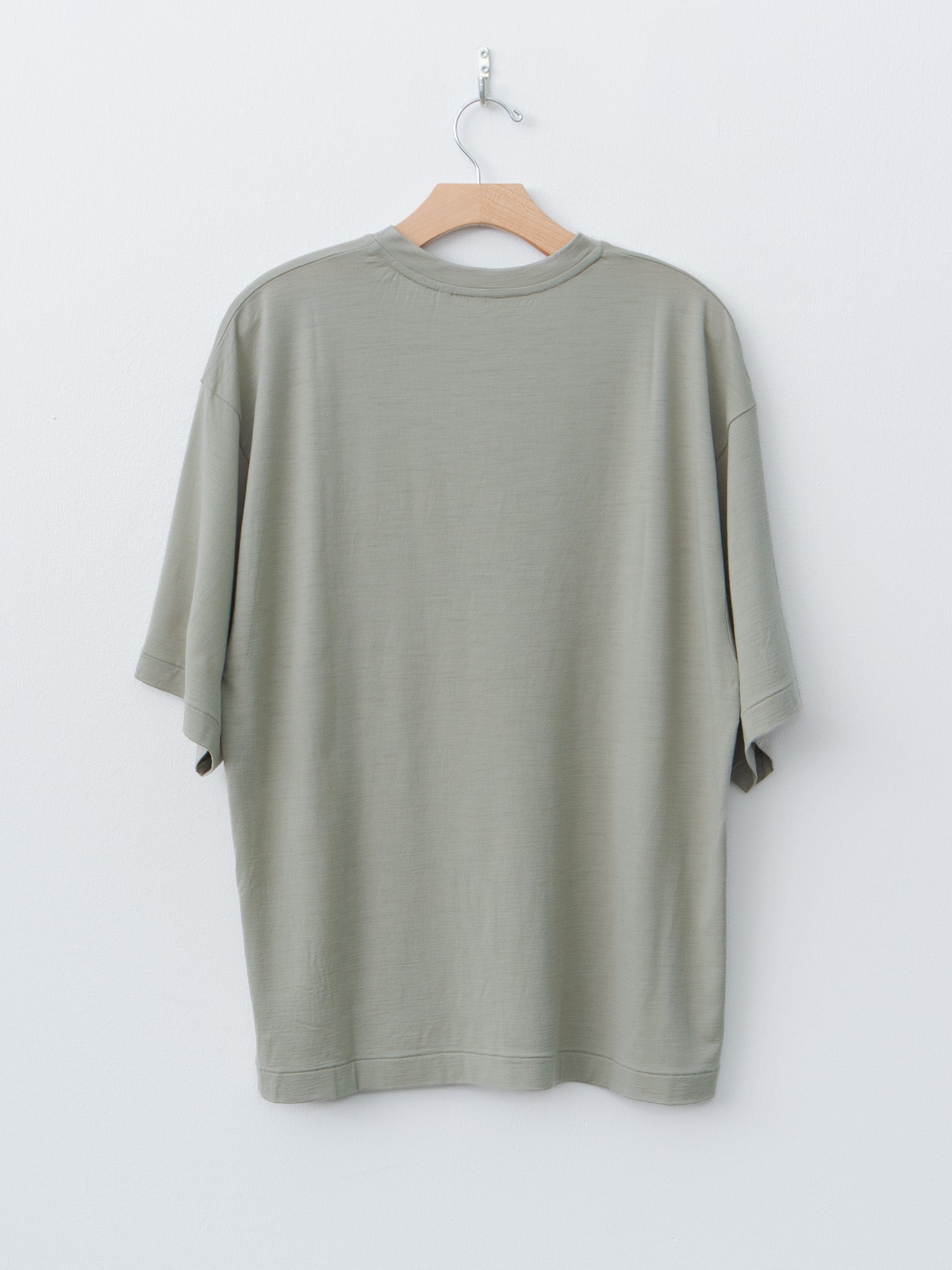 Namu Shop - Kaptain Sunshine Super Soft Merino Tenjiku Half Sleeve Tee - Misty Green