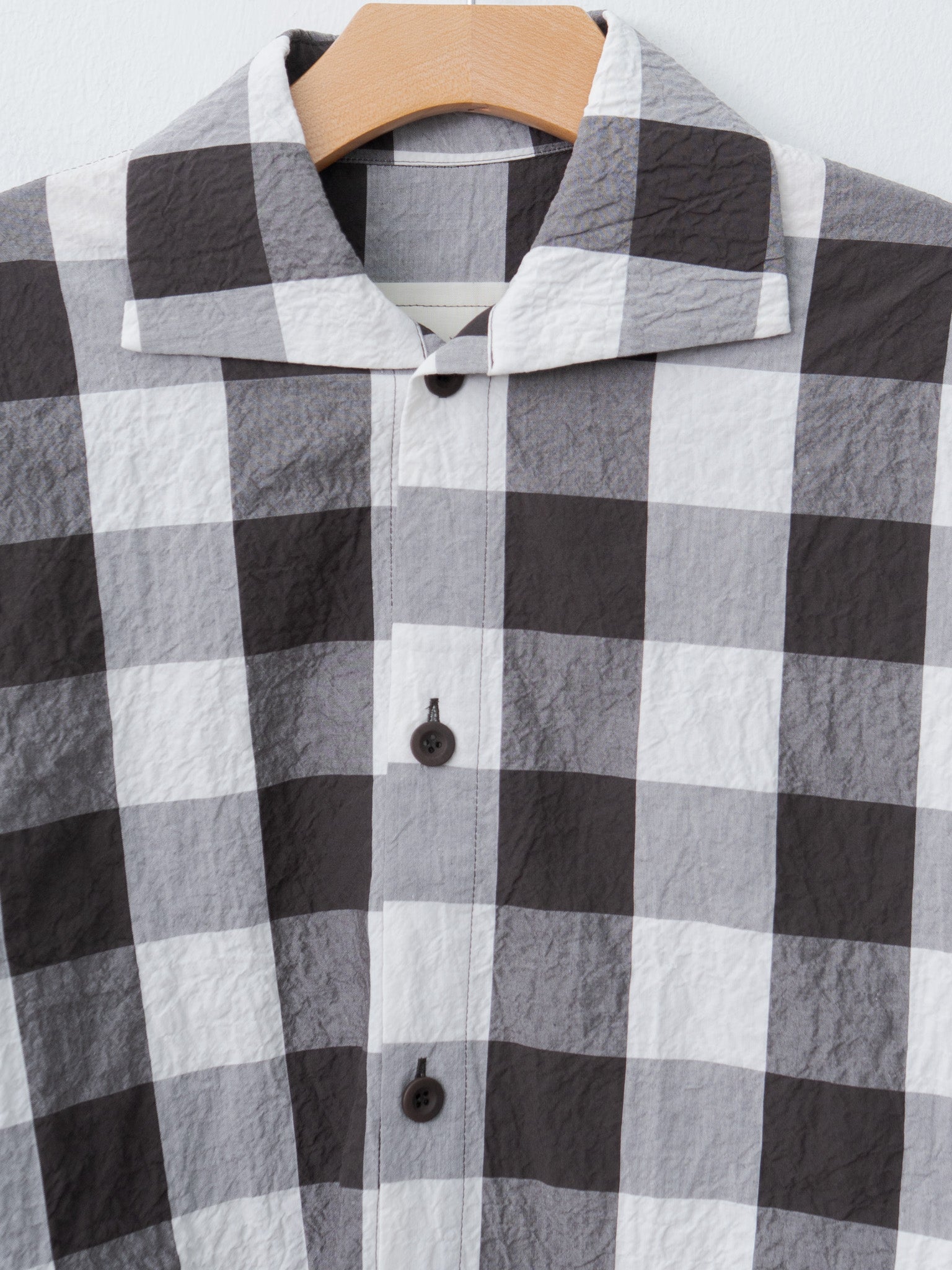 The Camper Shirt - Tablecloth Gingham Coffee