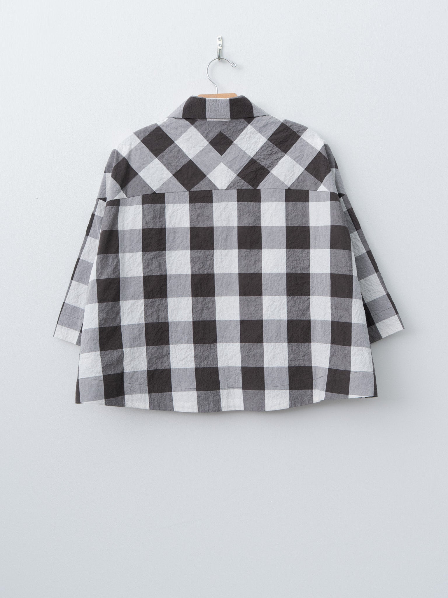 The Camper Shirt - Tablecloth Gingham Coffee