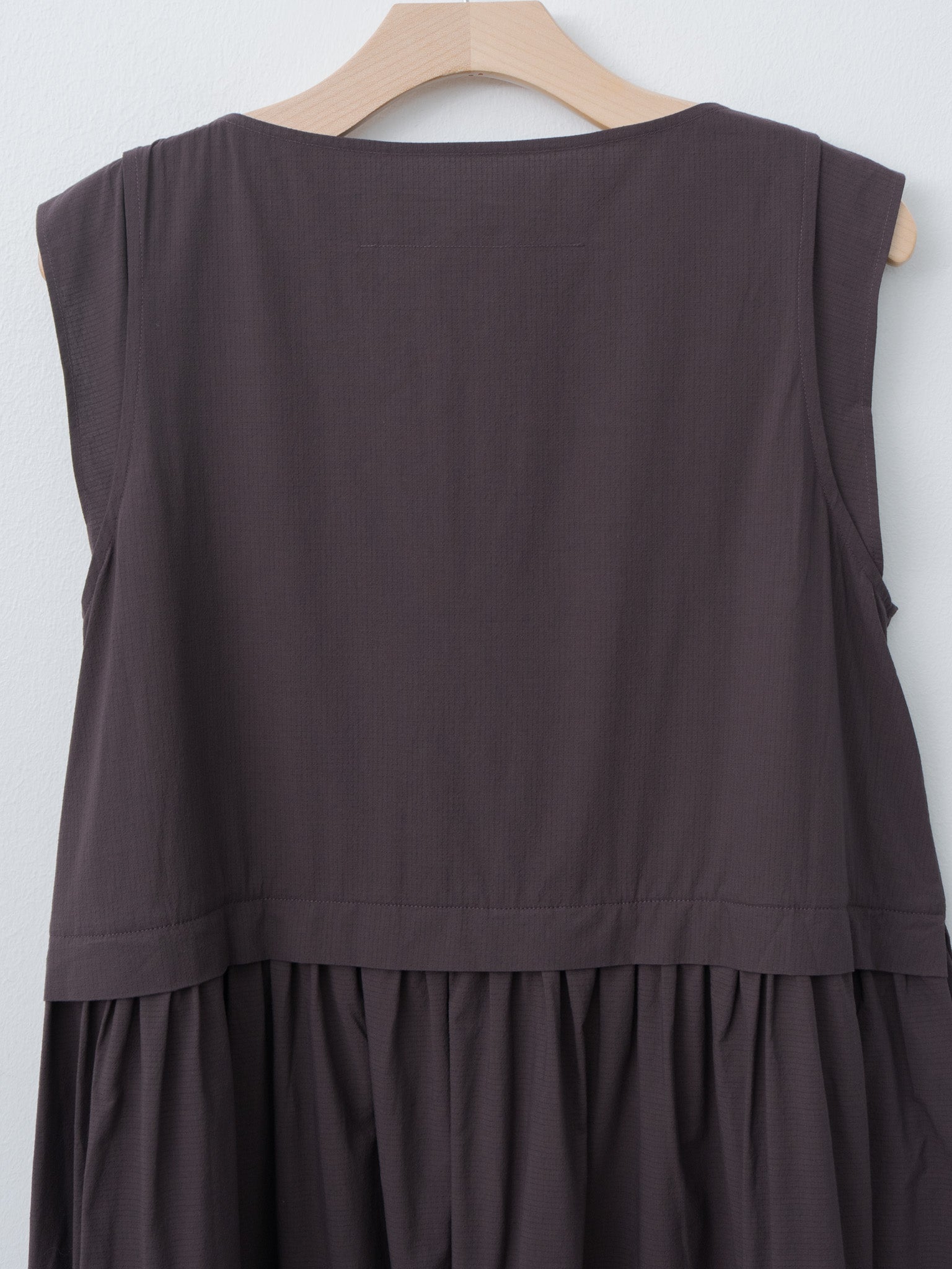 The Potter Dress - Fine Ripstop Cotton Coffee