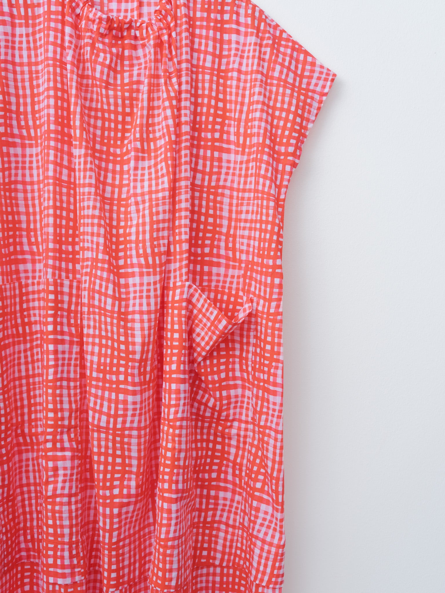 The Poet Dress - Painted Check Jam