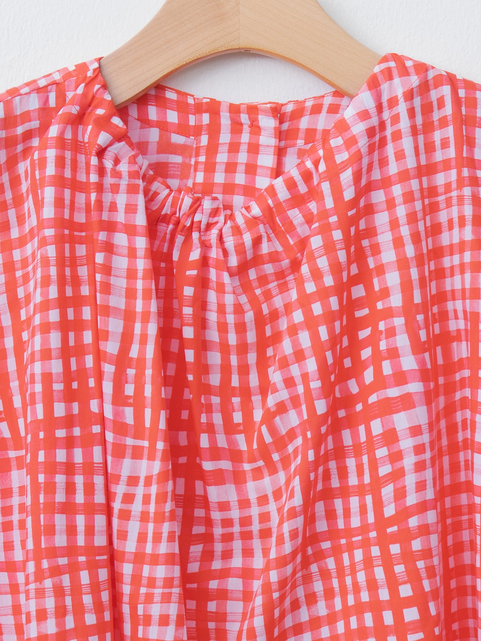 The Poet Top - Painted Check Jam