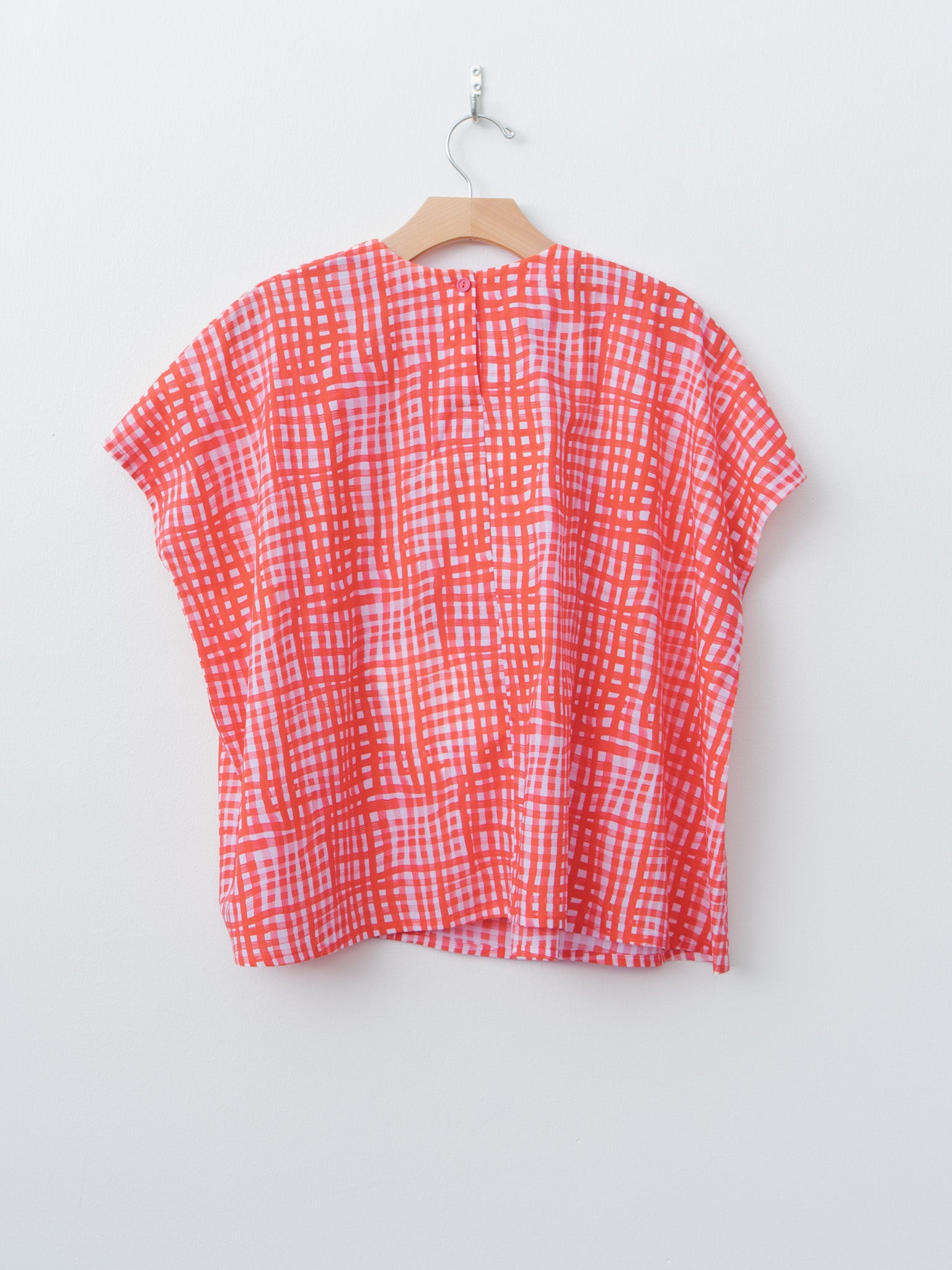 The Poet Top - Painted Check Jam