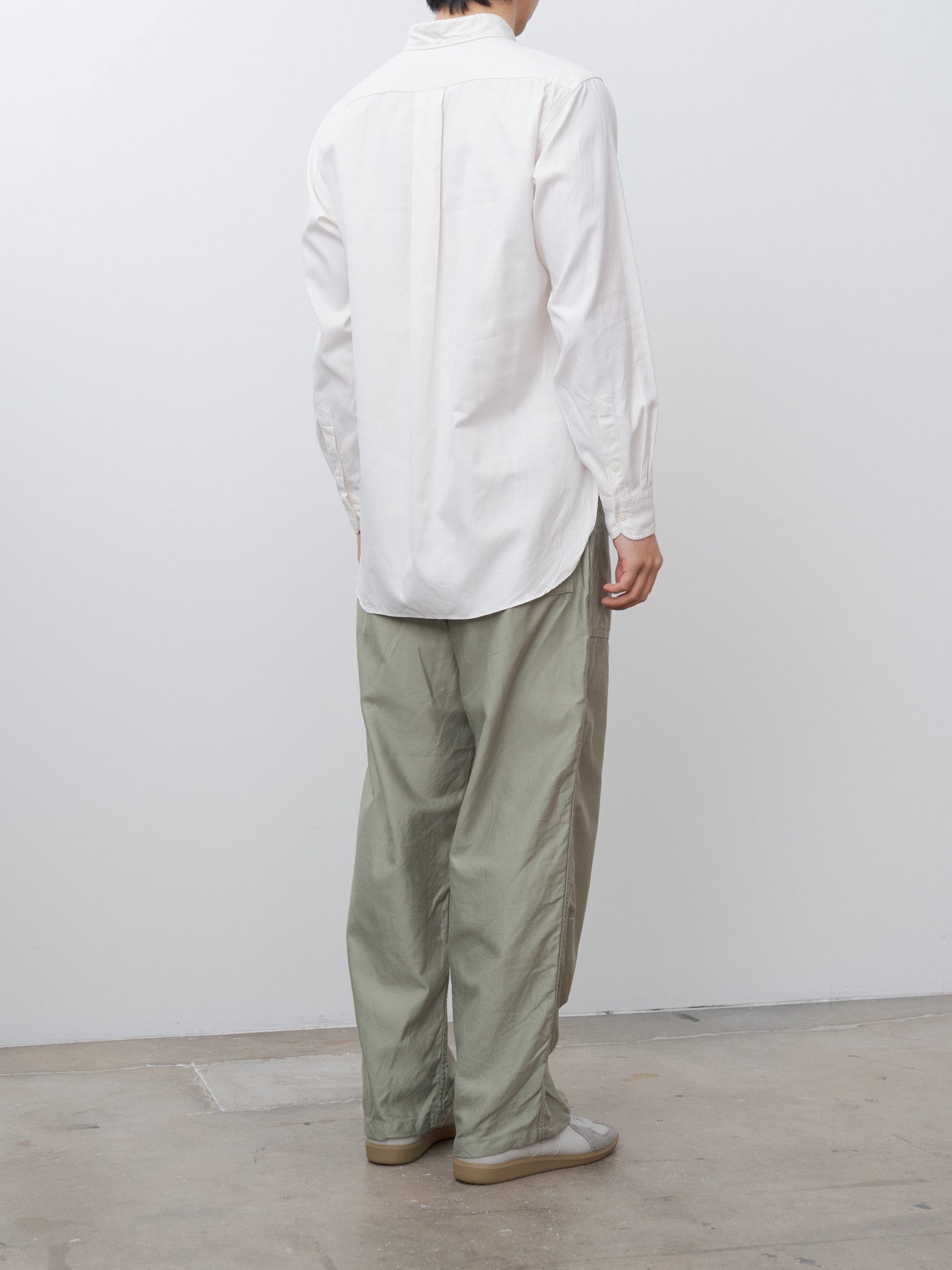 Namu Shop - Kaptain Sunshine Polo Collar Shirt - Ecru