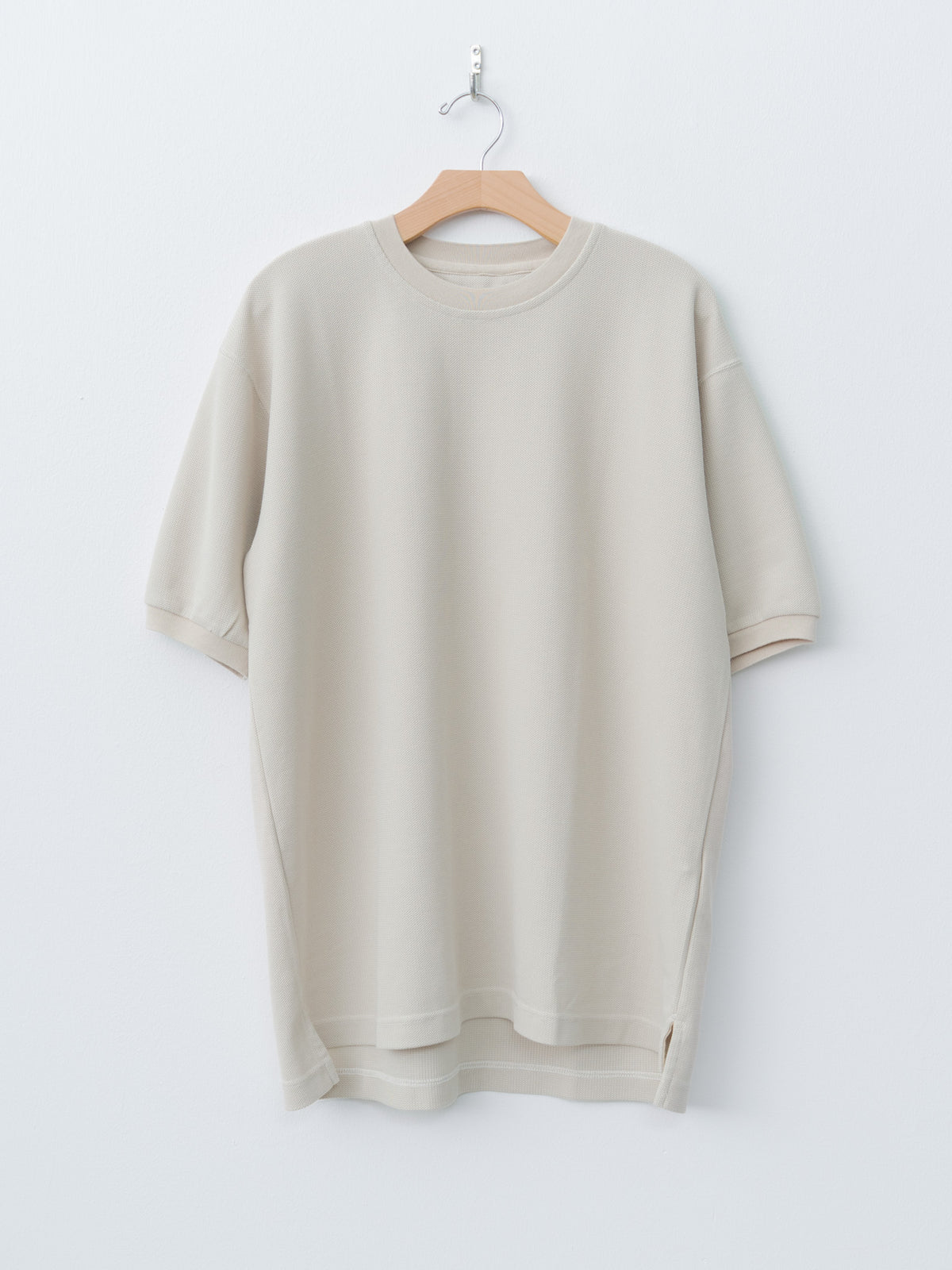 Namu Shop - ts(s) Cotton Poly Dry Jersey Big T-shirt - Ecru