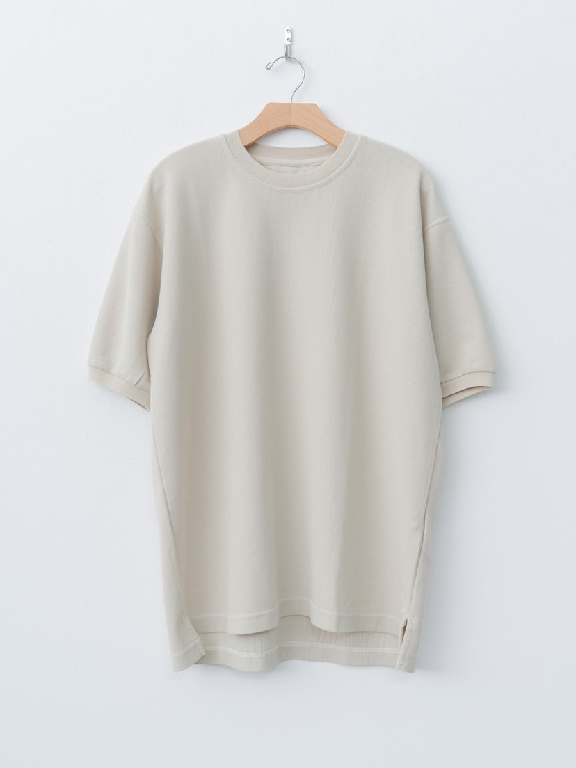Namu Shop - ts(s) Cotton Poly Dry Jersey Big T-shirt - Ecru