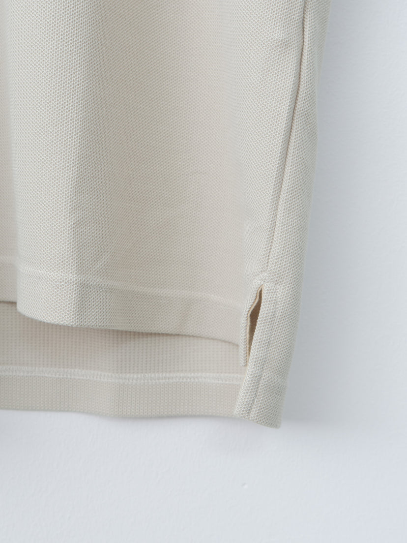 Namu Shop - ts(s) Cotton Poly Dry Jersey Big T-shirt - Ecru