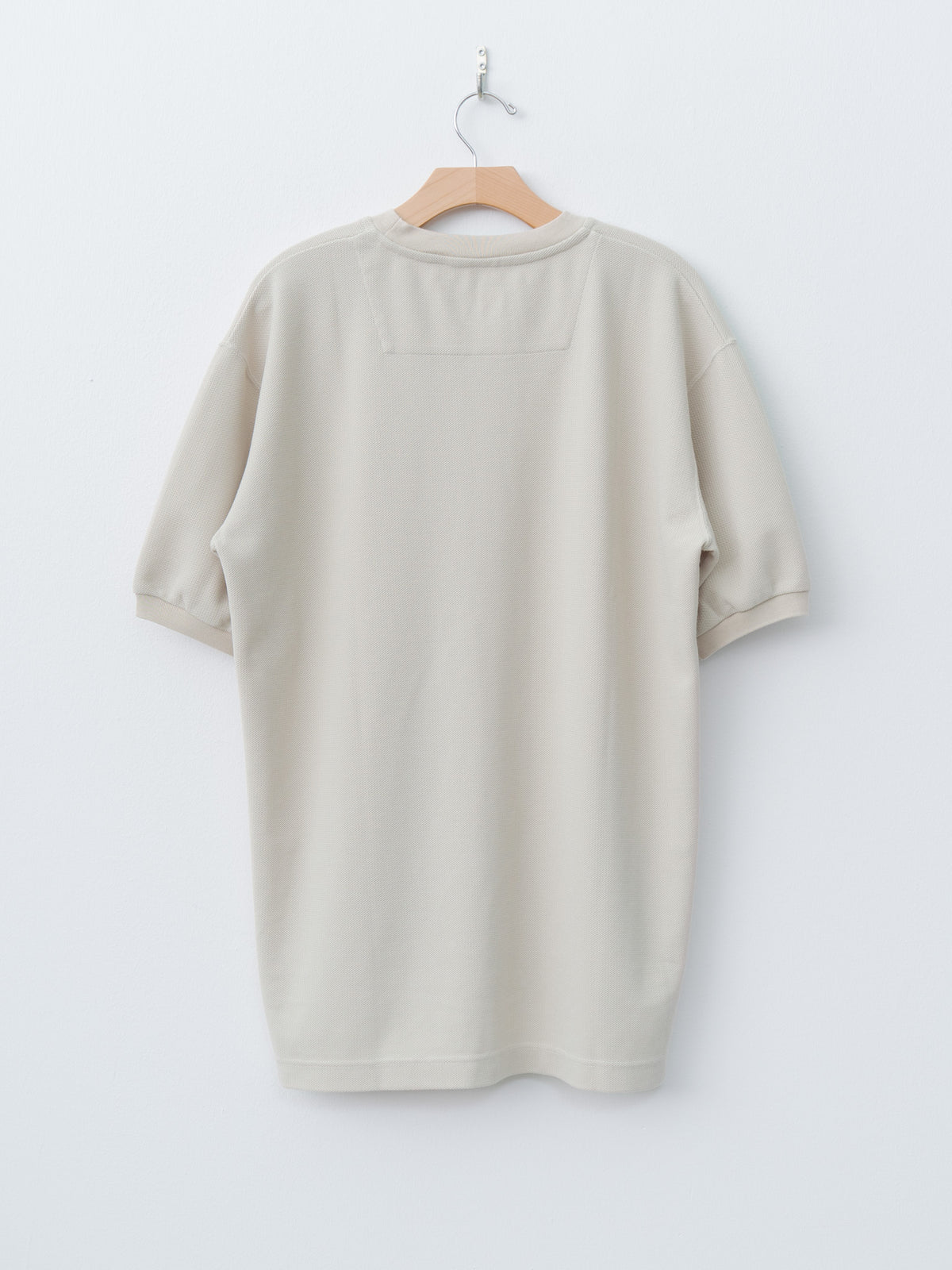 Namu Shop - ts(s) Cotton Poly Dry Jersey Big T-shirt - Ecru