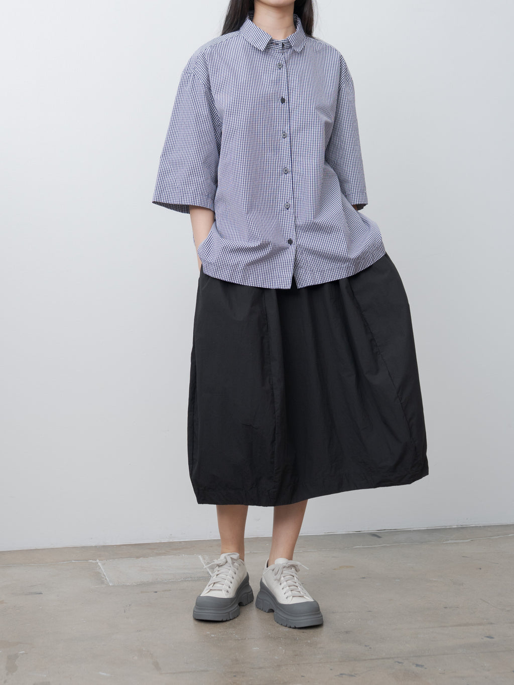 Ella Shirt - Navy Check