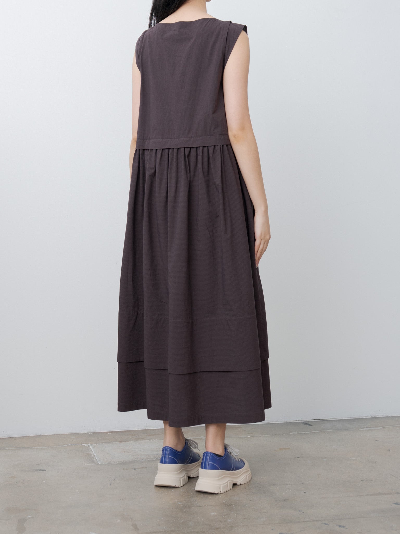The Potter Dress - Fine Ripstop Cotton Coffee