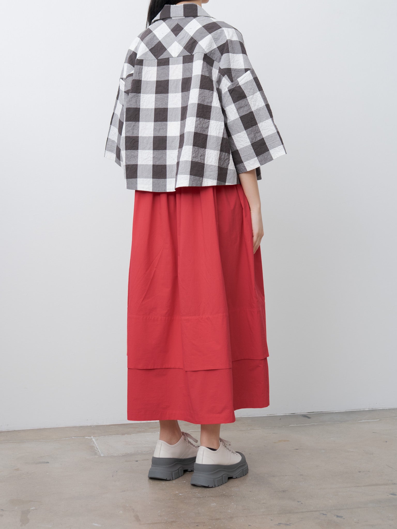 The Camper Shirt - Tablecloth Gingham Coffee