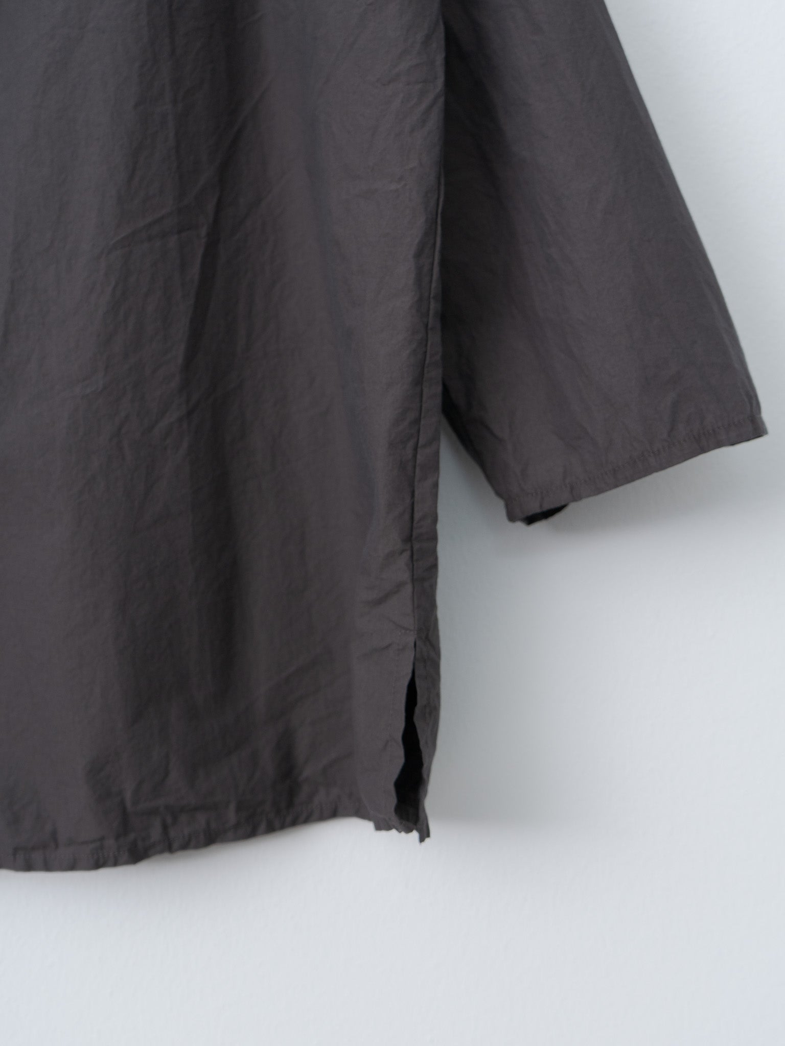Short Collar Shirt TC - Brown