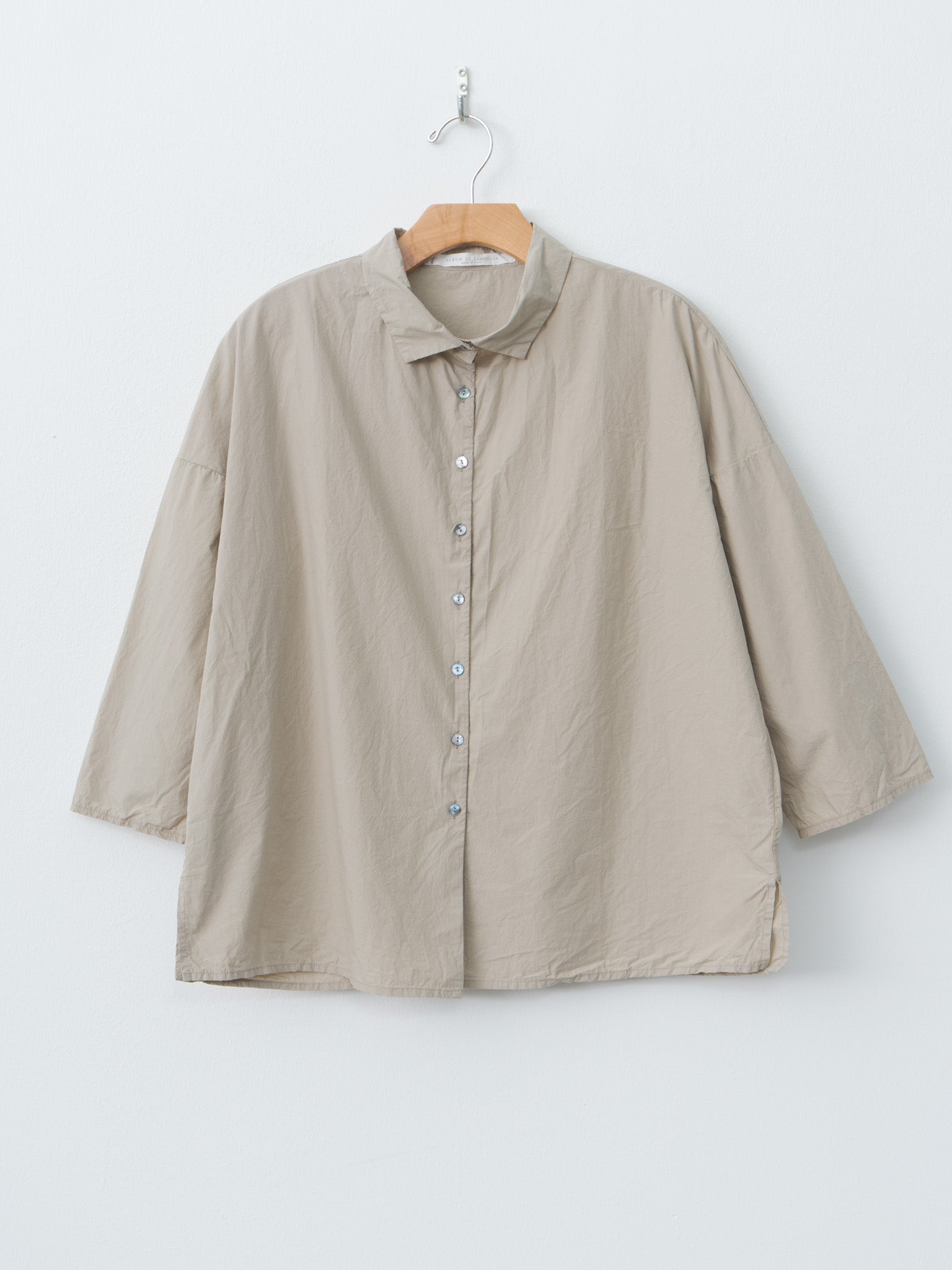 Short Collar Shirt TC - Stone