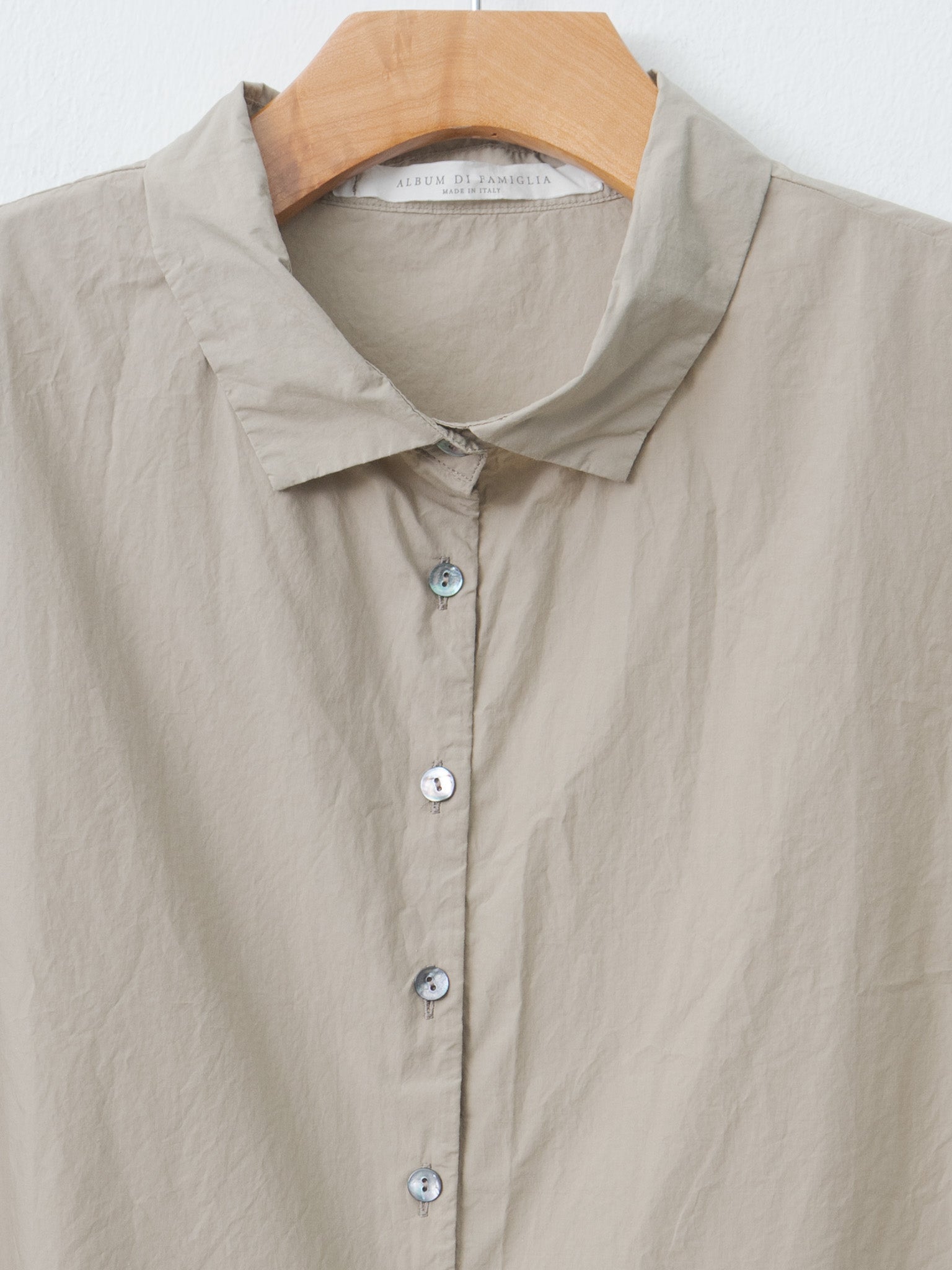 Short Collar Shirt TC - Stone