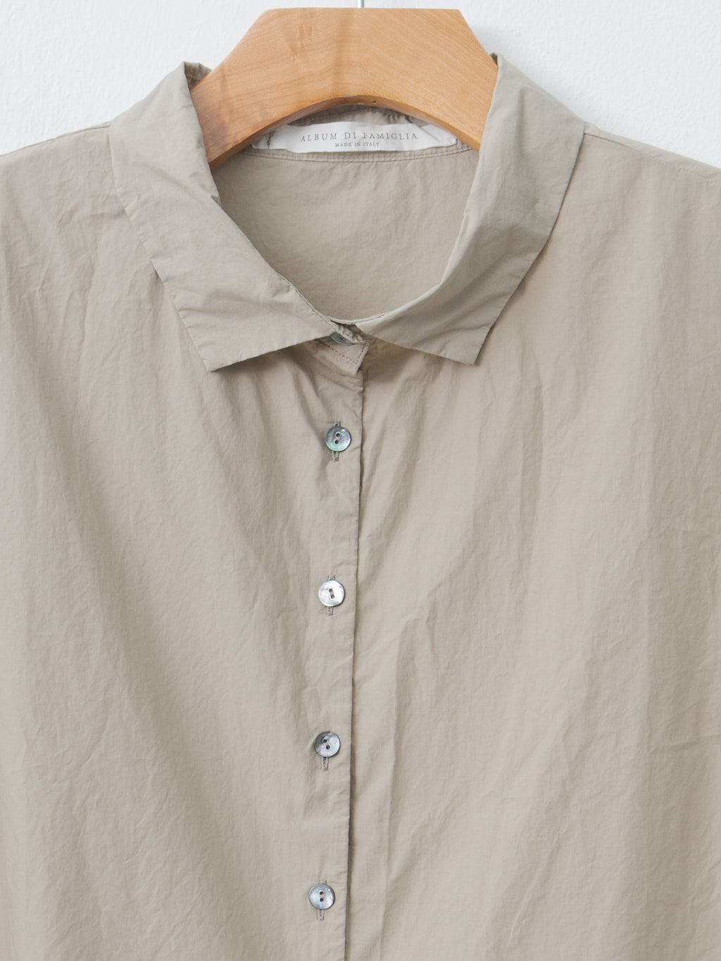 Short Collar Shirt TC - Stone