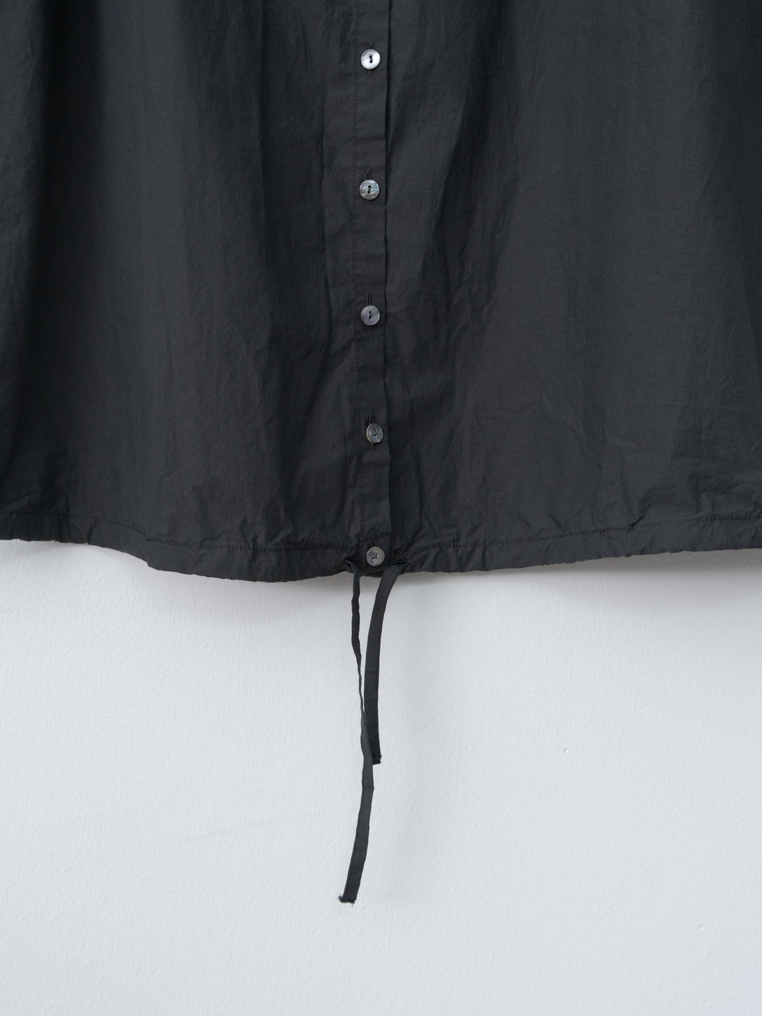 Short Sleeveless Shirt TC - Black