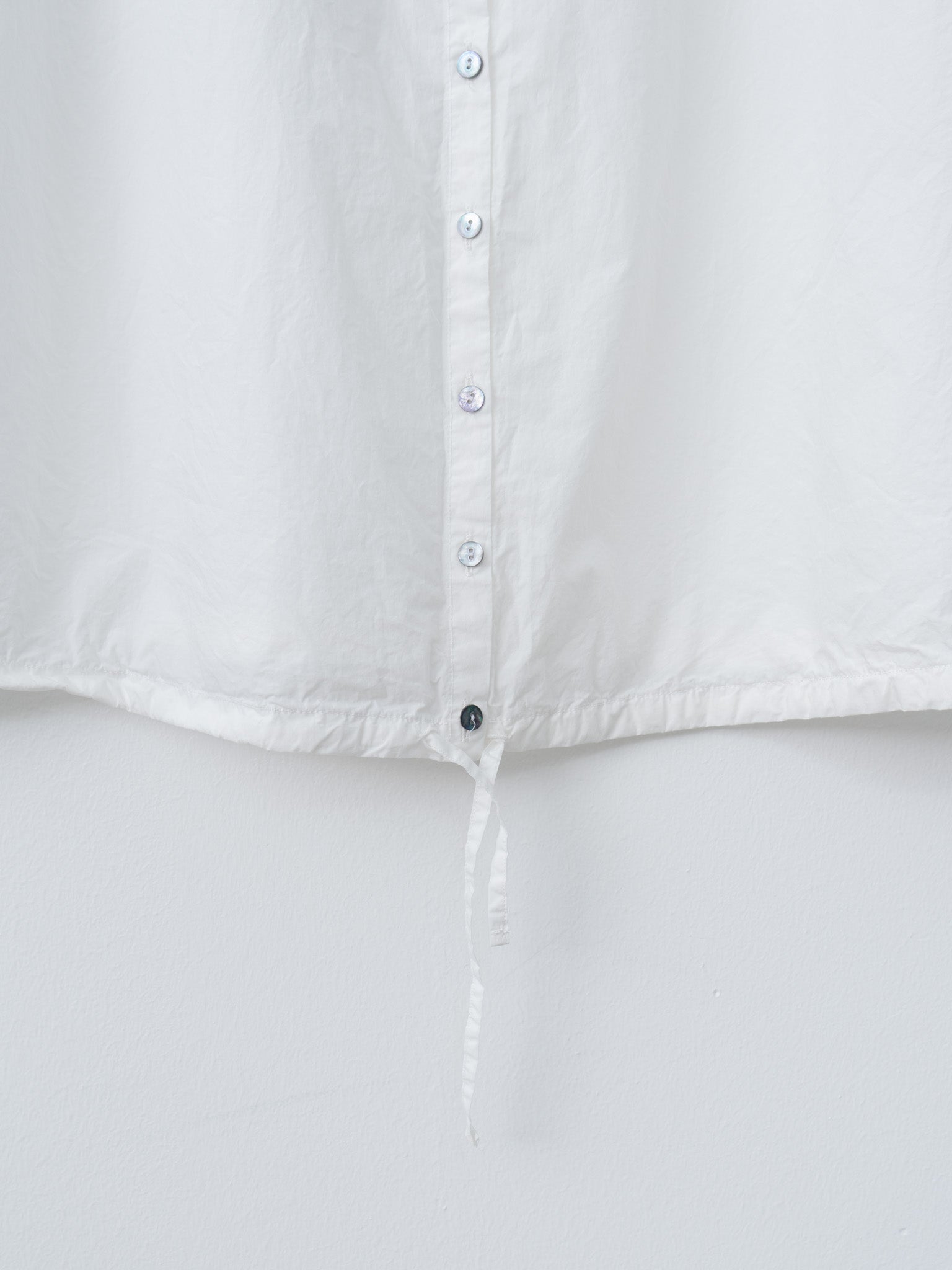 Short Sleeveless Shirt TC - Milk