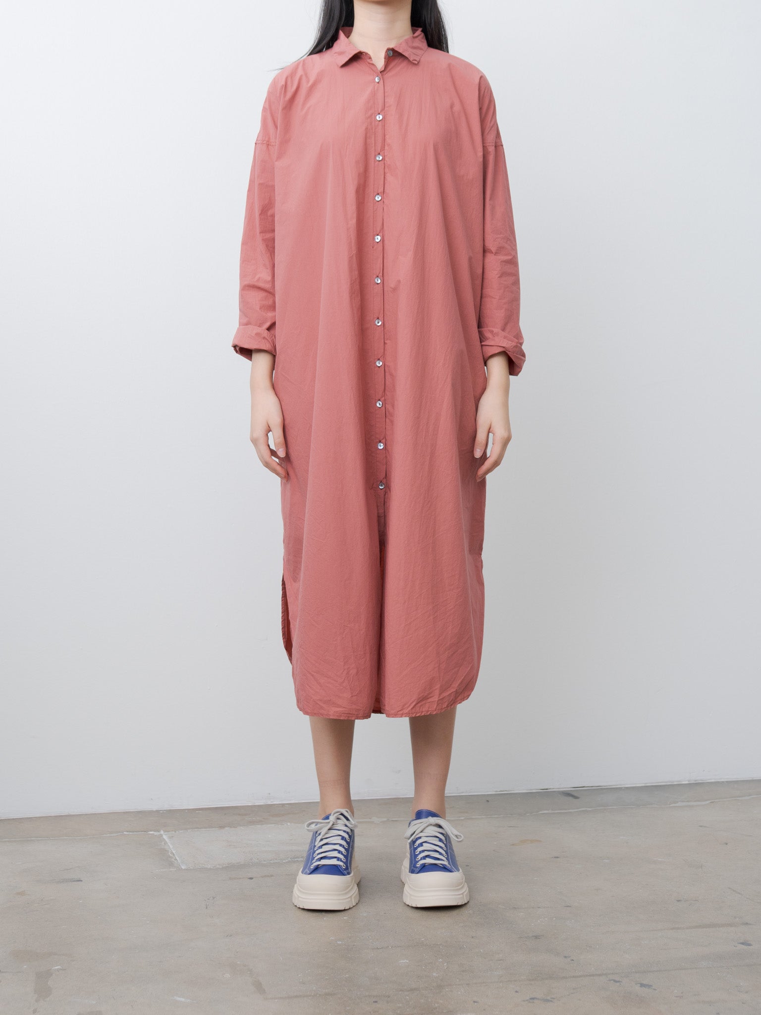Long Shirt Dress TC - Coral