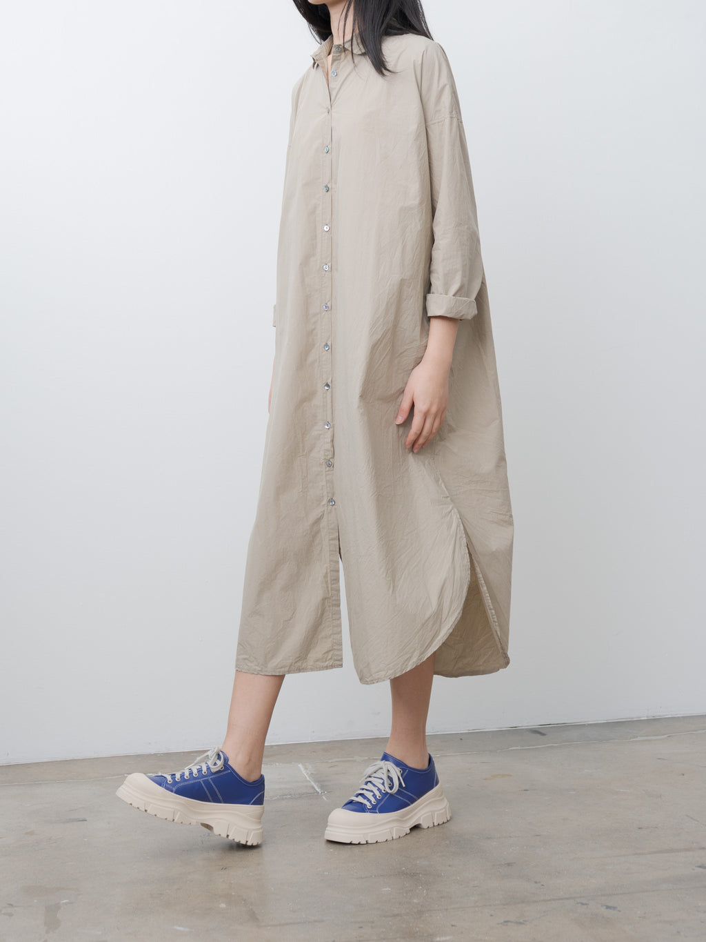 Long Shirt Dress TC - Stone
