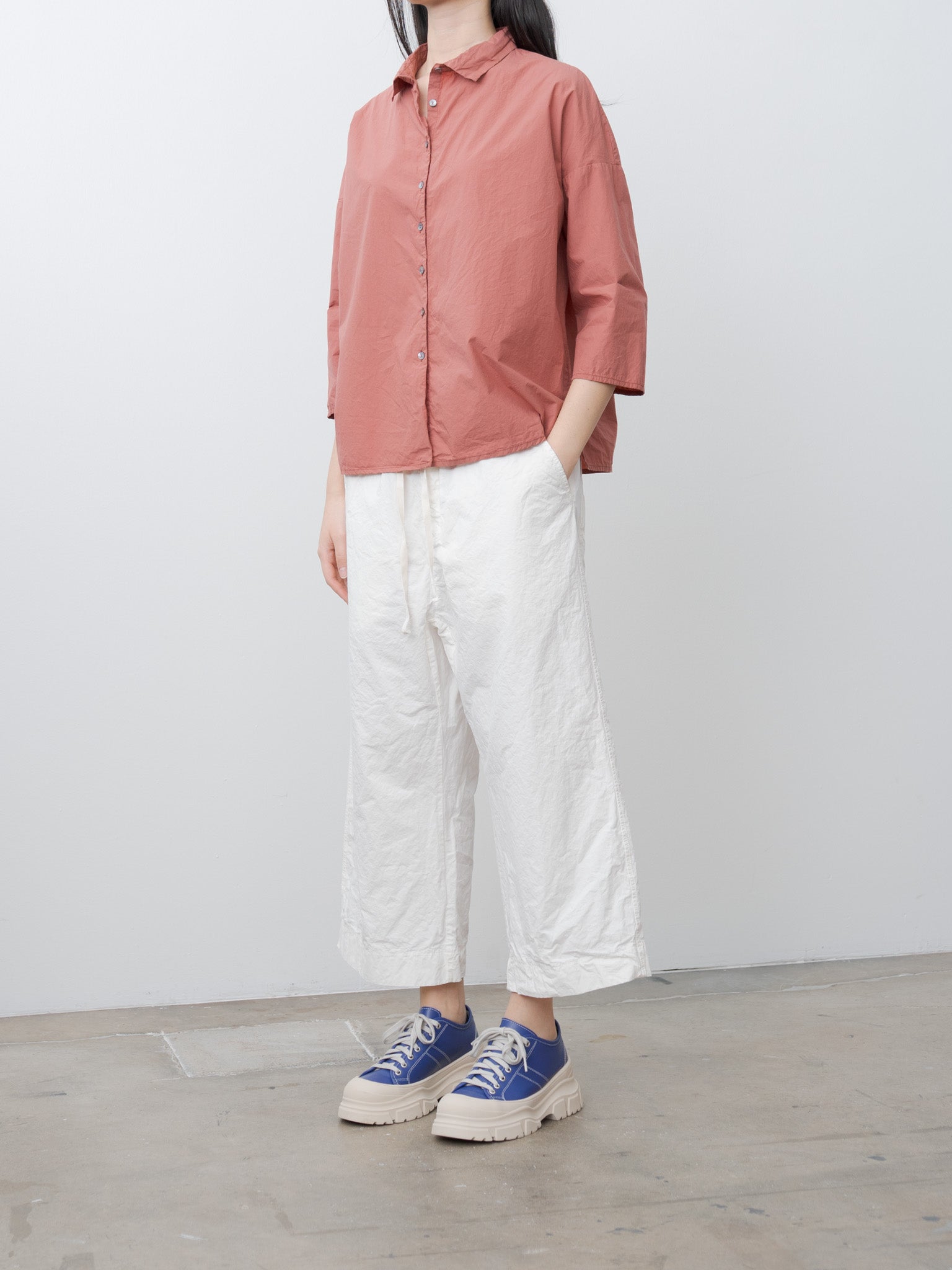 Namu Shop - Album di Famiglia Wide & Short Trousers CC - Milk