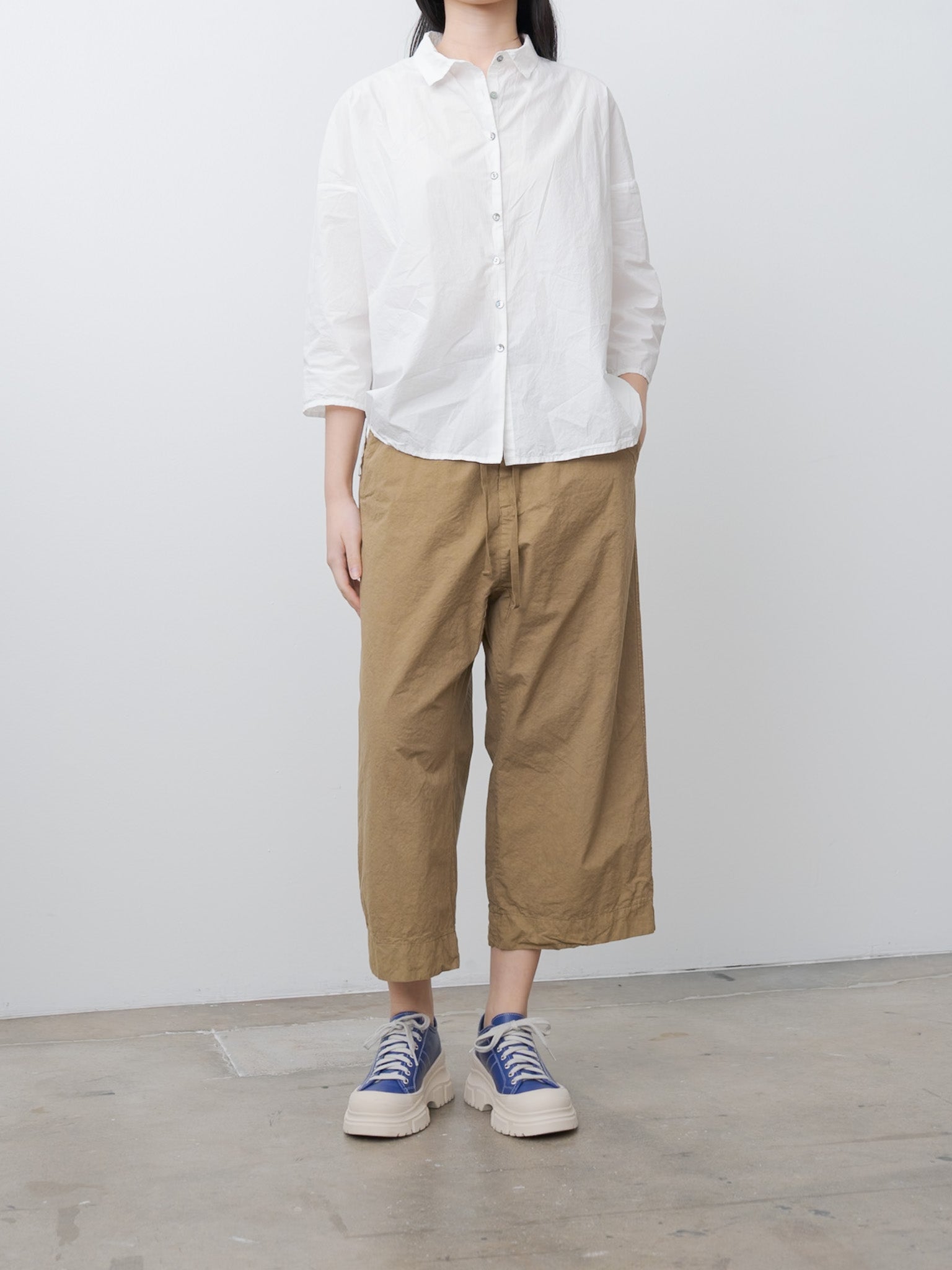 Short Collar Shirt TC - Milk