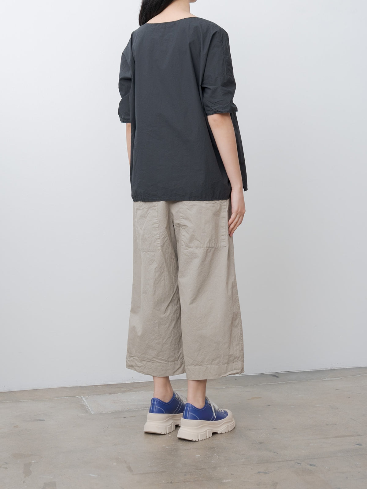 Namu Shop - Album di Famiglia Wide & Short Trousers CC - Stone