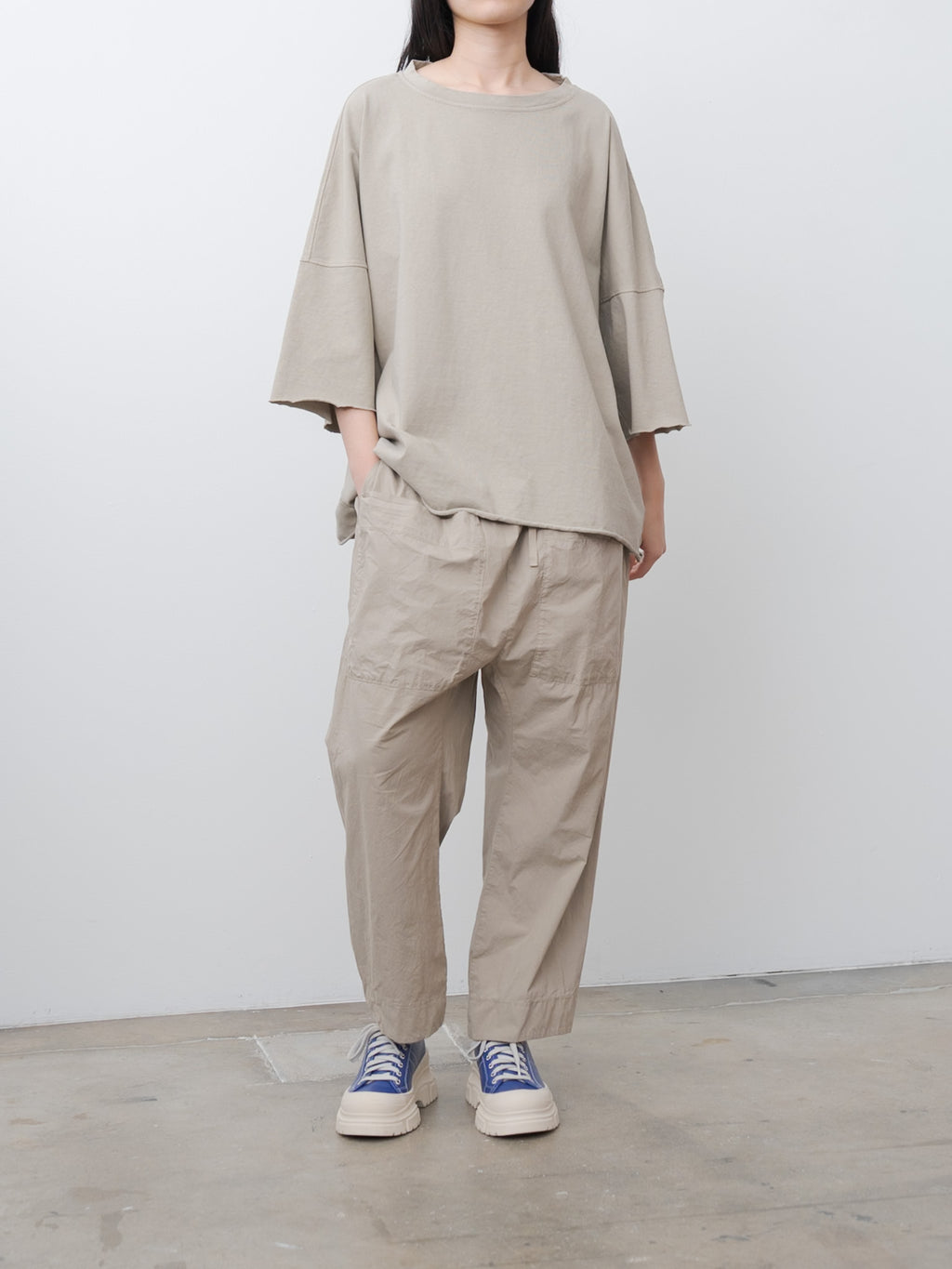 Boxy Big T-Shirt HC - Stone