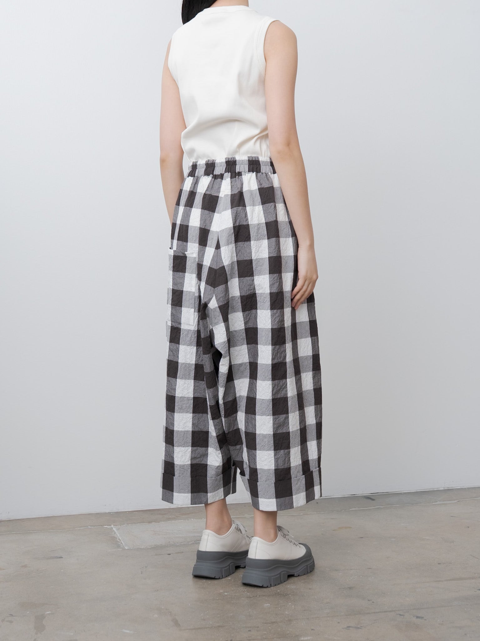 The Baker Trouser - Tablecloth Gingham Coffee