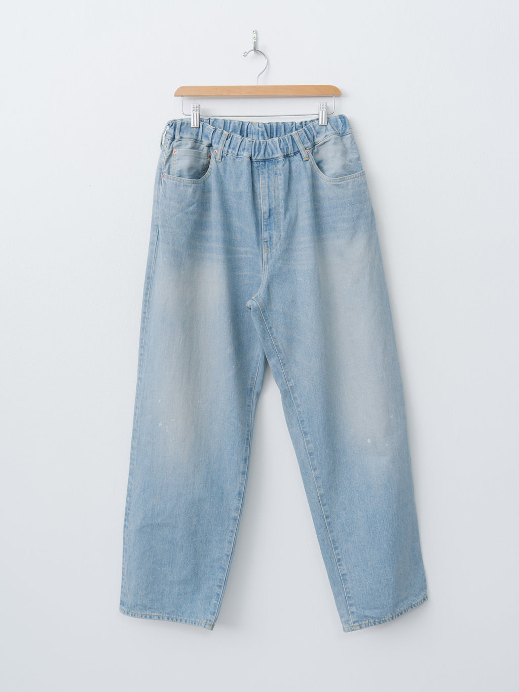 Namu Shop - Yoko Sakamoto 5 Pocket Easy Pants - Light Indigo