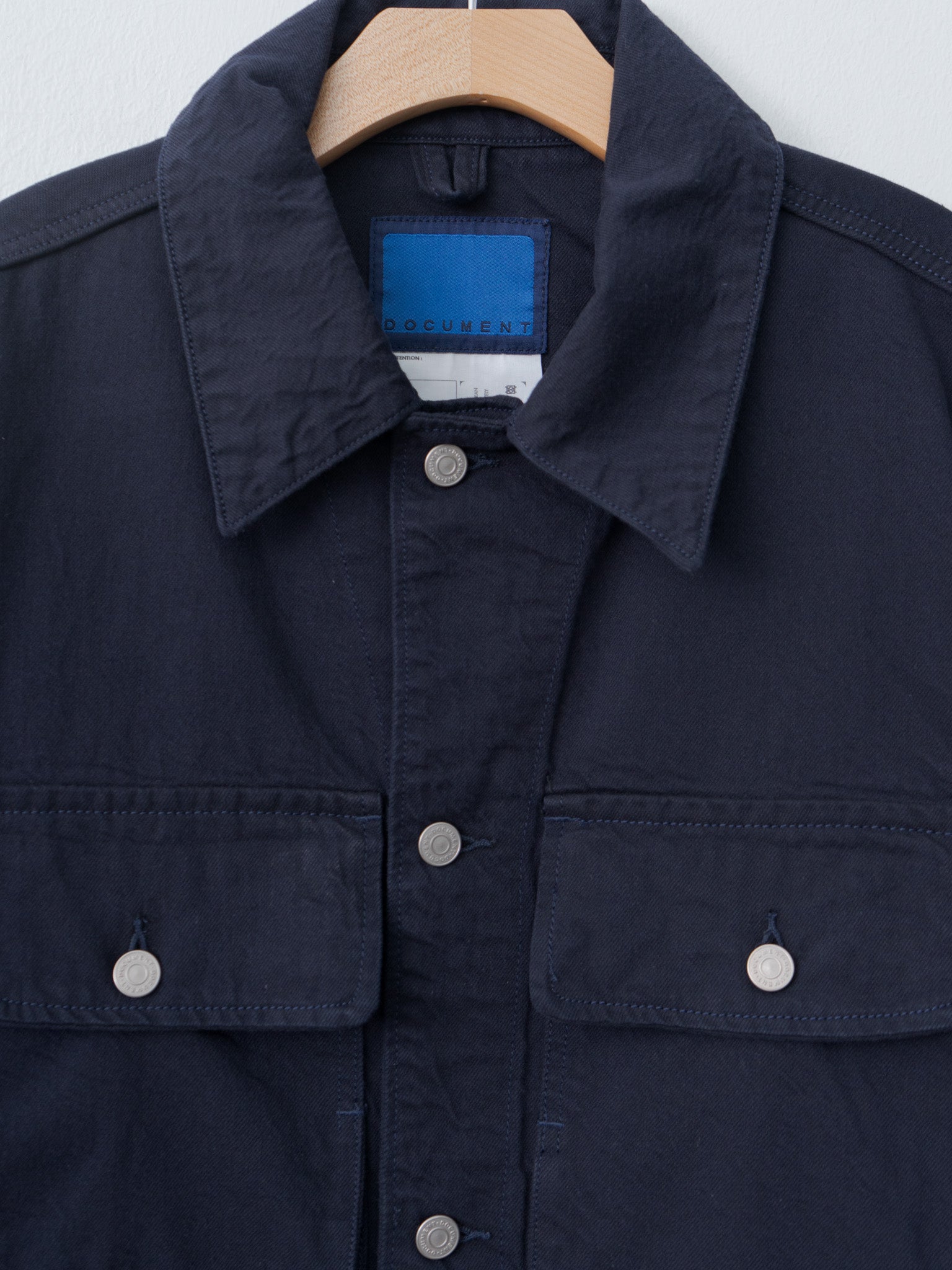 Namu Shop - Document Non Fade Denim Jacket - Indigo