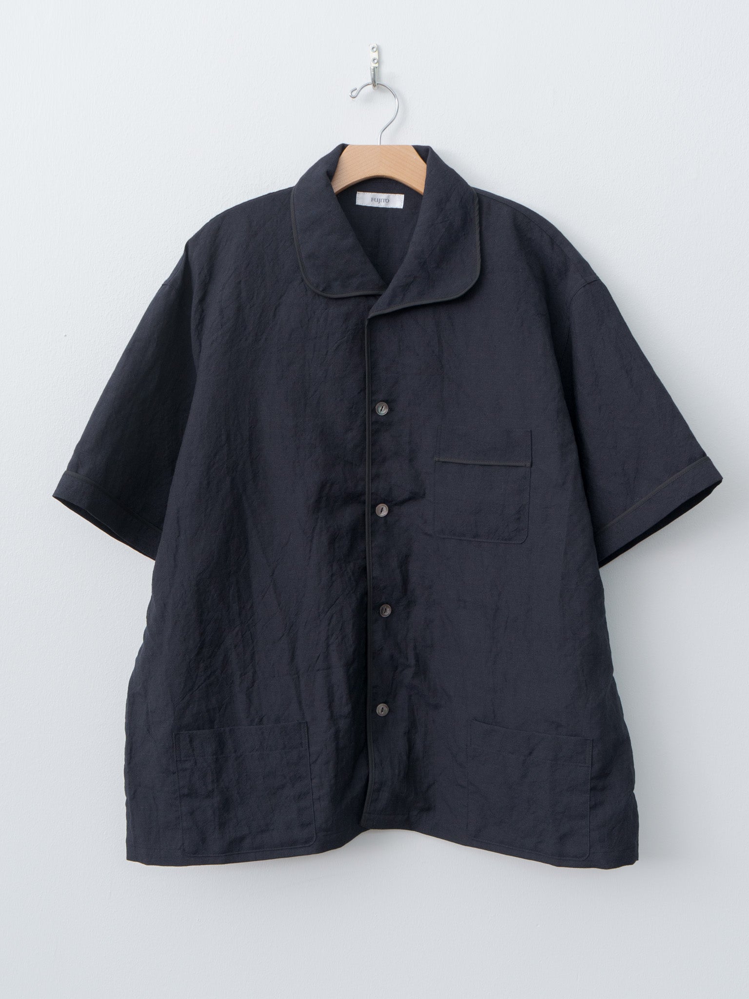 Namu Shop - Fujito S/S Pajama Shirt - Dark Navy