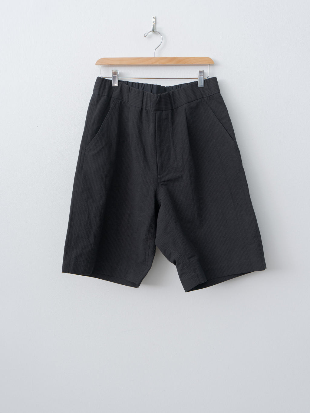 Namu Shop - Fujito Wide Easy Shorts - Black
