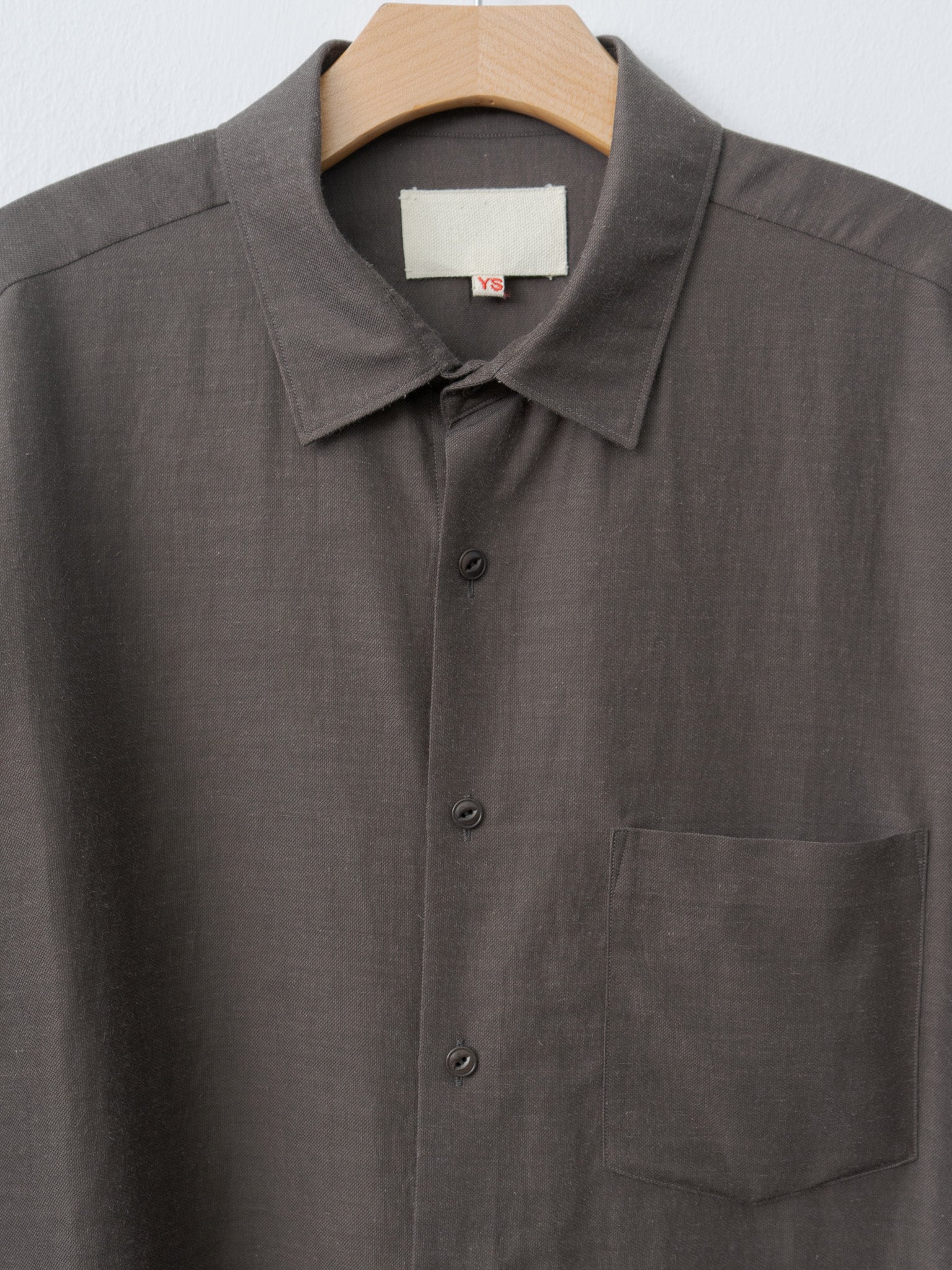 Namu Shop - Yoko Sakamoto Fit S/S Shirt - Brown
