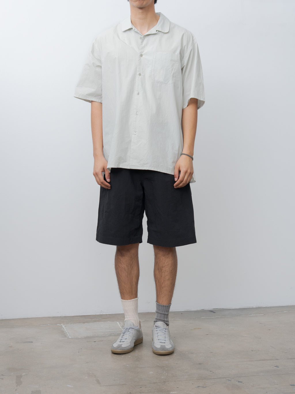Namu Shop - Fujito Wide Easy Shorts - Black