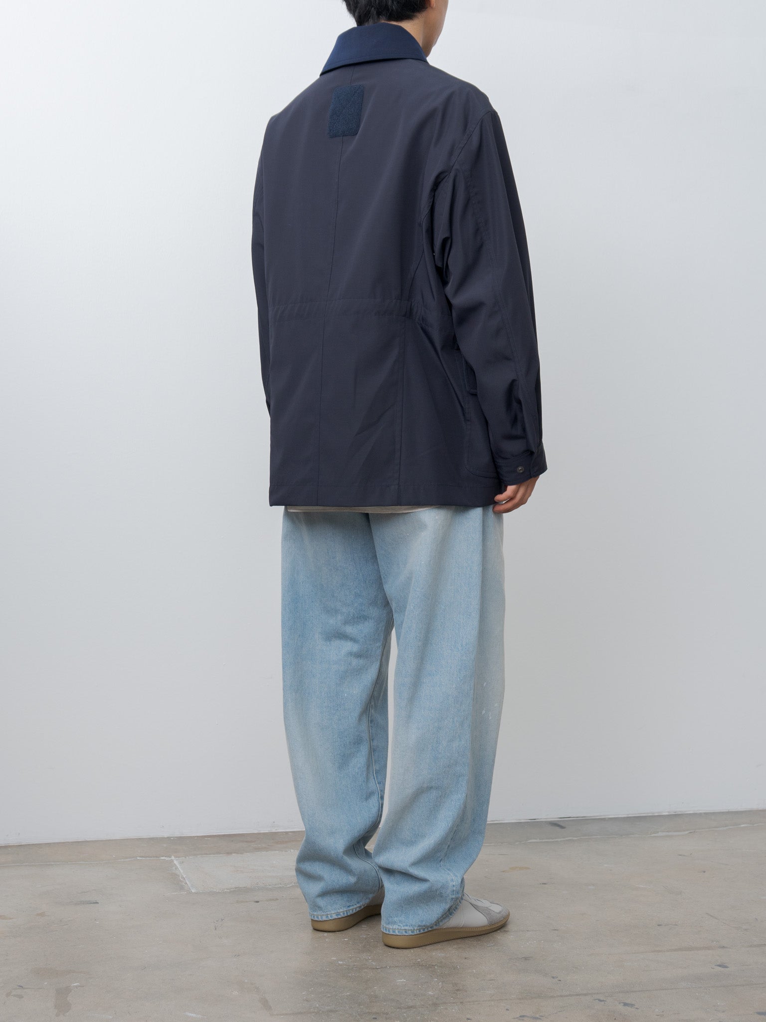 Namu Shop - Document Water Repellent Wool Field Jacket - Navy
