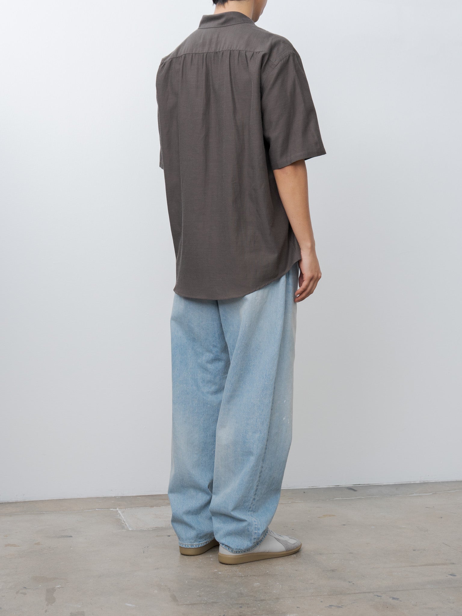 Namu Shop - Yoko Sakamoto Fit S/S Shirt - Brown