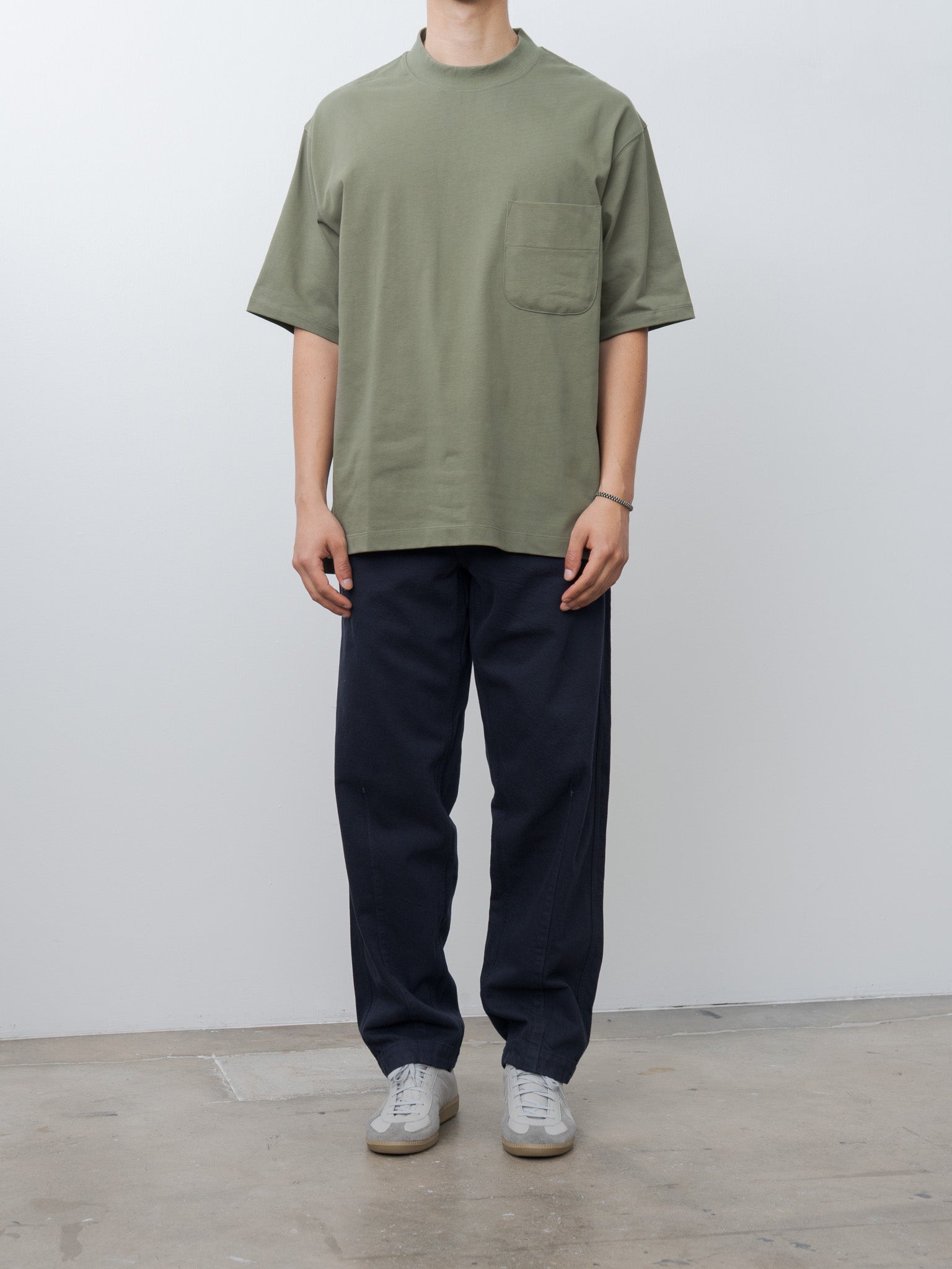 Namu Shop - Document Non Fade Denim Painter Pants - Navy