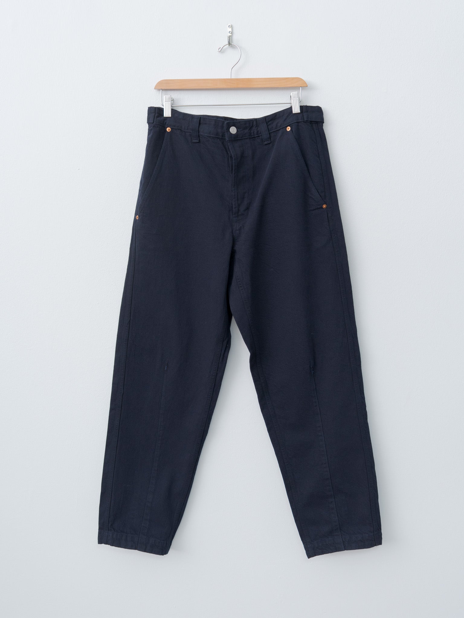 Namu Shop - Document Non Fade Denim Painter Pants - Navy